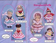 Annie Potter Presents: Storybook Dolls, outfits sized for 6-3/4 inch, 7-1/2 inch, and 8 inch little girl dolls