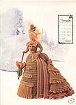 Annies Calendar Bed Doll Society, Victorian Lady Centenial Collection, Miss November 1993
