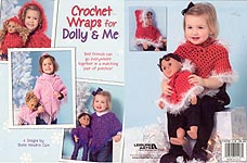 Leisure Arts Crochet Wraps for Dolly and Me