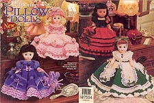 Annie's Attic Potpourri Pillow Doll Dresses for 13 inch dolls