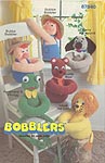 Annie's Attic Bobblers stuffed doll and animals 
