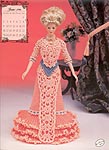 Annie's Calendar Bed Doll Society, 1996 Edwardian Lady Collection, Miss June - Dinner Gown
