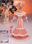 Annie's Calendar Bed Doll Society, 1996 Edwardian Lady Collection, Miss September - Garden Party Frock