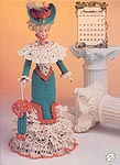 Annie's Calendar Bed Doll Society, 1996 Edwardian Lady Collection, Miss November - Promenade Costume