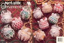 Annie's Attic Crochet Metallic Ornaments
