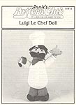 Annie's Attic Crochet Deli: Luigi Le Chef Doll (original B/W version)