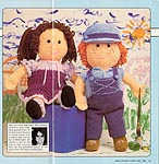 Soft Sculpure Country Kids, Annie's Pattern Club 41, Oct - Nov 1986