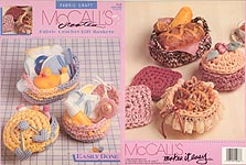 McCall's Fabric Crochet Gift Baskets