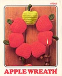 Crocheted Apple Wreath
