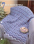 Annie's Crochet Quilt & Afghan Club, True Blue Ripple