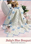 The Needlecraft Shop Crochet Collector Series: Baby's Blue Bouquet Afghan