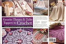Annie's Attic Favorite Throws & Table Toppers to Crochet