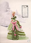 Annies Calendar Bed Doll Society, Victorian Lady Centenial Collection, Miss March 1993