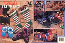 Annie's Attic Crochet Fireside Slippers
