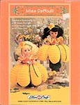 Miss Daffodil Floral Outfit for 13 inch doll or spray can cover