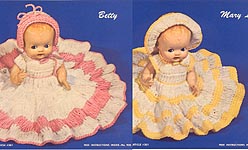 Betty and Mary Lou Dressed Doll Crochet Instructions