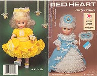 Red Heart Party Pretties to crochet for 13-inch dolls