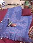 Annie's Crochet Quilt & Afghan Club, Southwest Sapphire