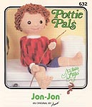 Annie's Attic Pottie Pals: Jon-Jon toilet tissue cover doll