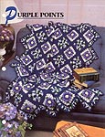 Annie's Crochet Quilt & Afghan Club, Purple Points