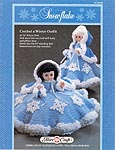 Snowflake outfit for pillow doll or 13 inch doll