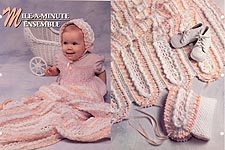 Annie's Crochet Quilt & Afghan Club Mile- A - Minute Ensemble