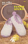 Annies Attic Big Foot Boutique II: Tennis Socks