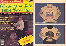 Crochet World Christmas In July, 1984.