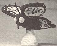 Crochet Critters No. 1045: Butterfly Pin Cushion