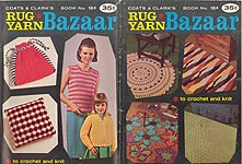 Coats & Clark Book No. 184: Rug Yarn Bazaar to Crochet & Knit