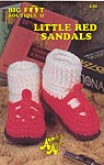 Annies Attic Big Foot Boutique II: Little Red Sandals