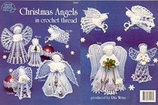 American School of Needlecraft Christmas Angels in Crochet Thread.