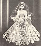Coats & Clark Leaflet No. C.843: Bride Doll