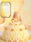 Annies Calendar Bed Doll Society, Cotilliion Collection, Miss April 1992