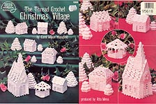 Thread Crochet Christmas Village, American School of Needlework