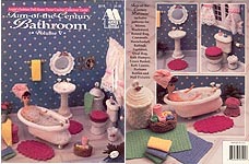 Fashion Doll Home Decor Crochet Collectors Guild: Turn-of-the-Century Bathroom