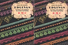 Easy- To- Make Edgings, Insertions, and Appliques for Crochet and Tatting, DMC Vol. 402