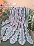 Annie's Crochet Quilt & Afghan Club Lace Strips Afghan
