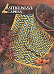 Annie's Crochet Quilt & Afghan Club Lattice- Weave Lapghan