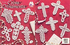 Annie's Attic Crochet Cross Ornaments