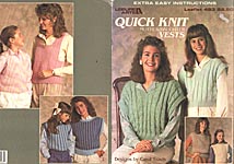 LA Quick Knit Mother/ Daugher Vests