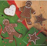Aleene's Big Book of Crafts Christmas Fun Card 16: Gingerbread Ornaments