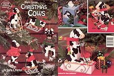 ASN Plastic Canvas Christmas Cows