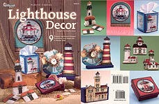 TNC Lighthouse Decor in plastic canvas