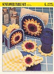 Annie's International Plastic Canvas Club: Sunflower Table Set