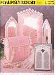 Annie's International Plastic Canvas Club: Royal Rose Mirror Set