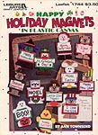 LA Happy Holiday Magnets in Plastic Canvas