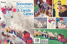 Plastic Canvas Snowmen, Snowflakes,& Candy Canes from The Needlecraft Shop