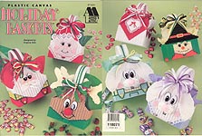 Annie's Attic Plastic Canvas Holiday Baskets