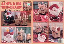 LA Plastic Canvas Santa & His "Rein- Dears"